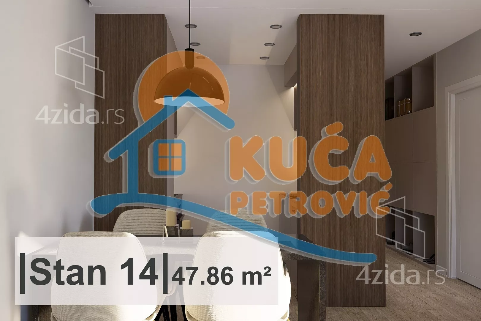 Jednoiposoban stan | 4zida