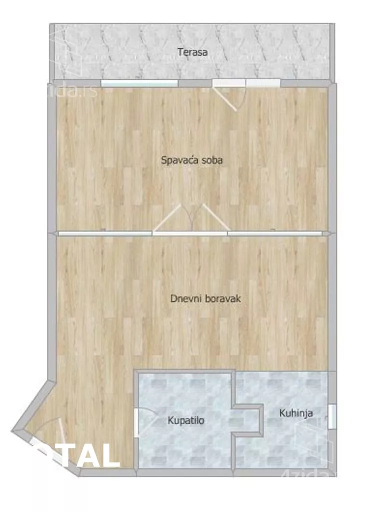 Jednoiposoban stan | 4zida