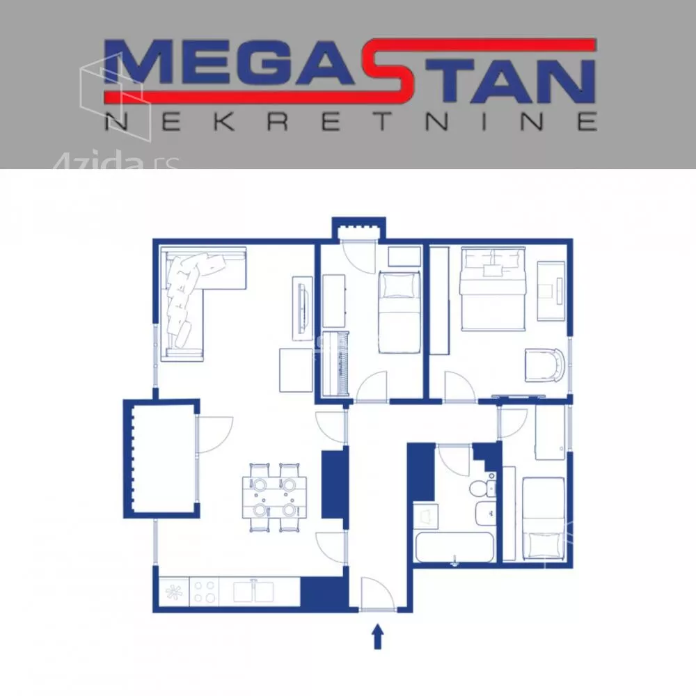 Troiposoban stan | 4zida