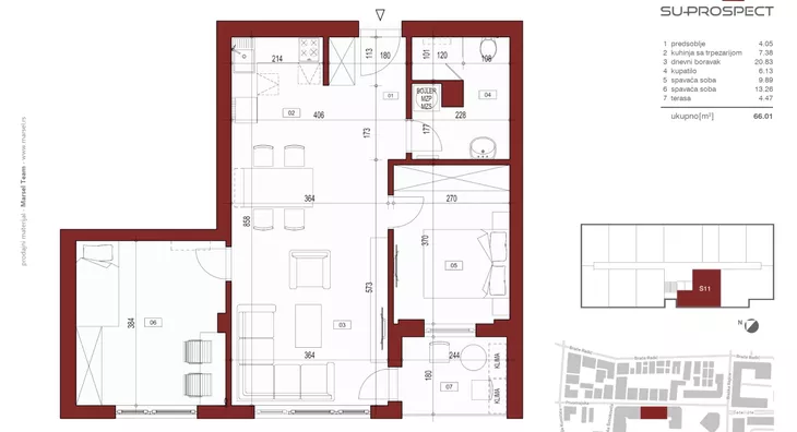 Trosoban stan | 4zida