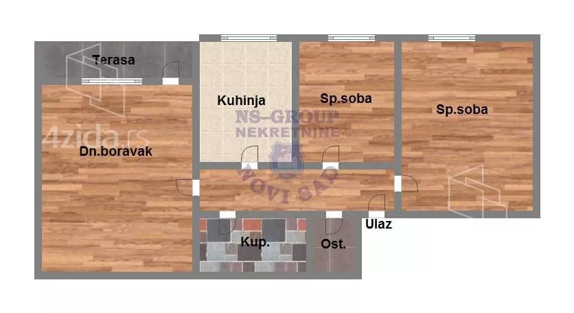 Trosoban stan | 4zida