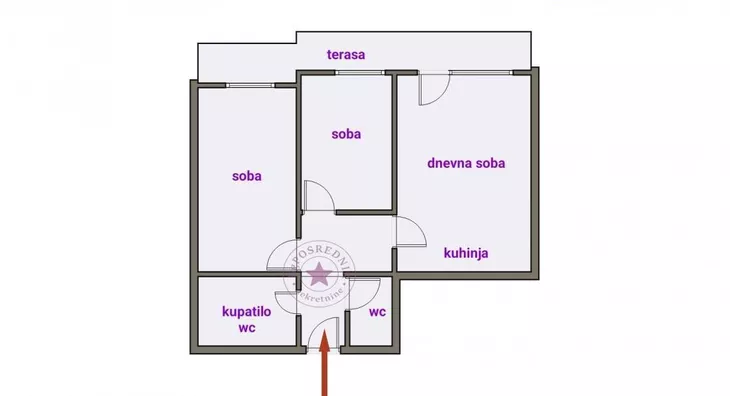 Trosoban stan | 4zida