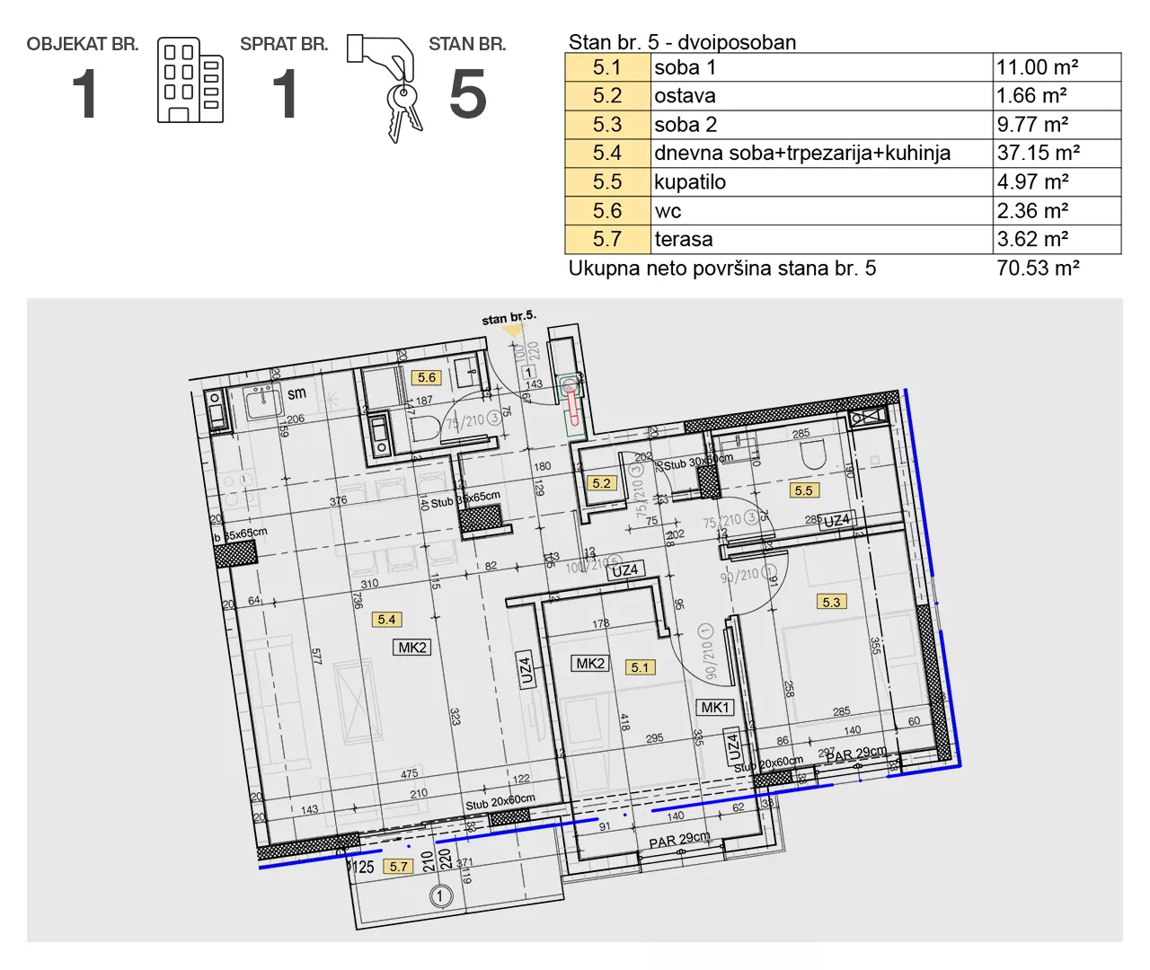 Dvoiposoban stan | 4zida