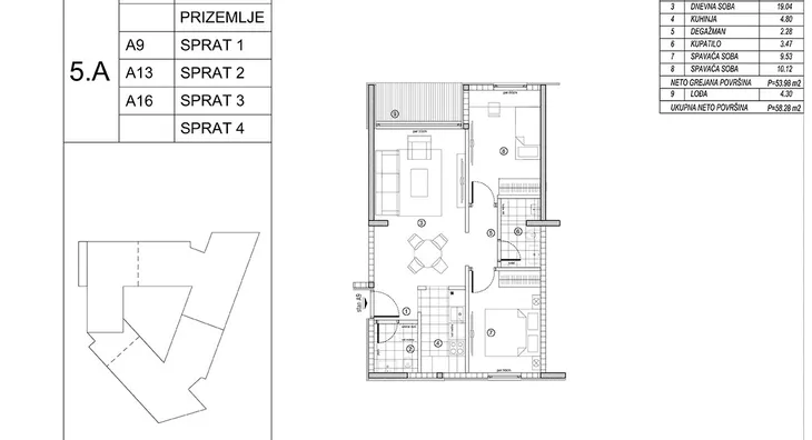 Trosoban stan | 4zida