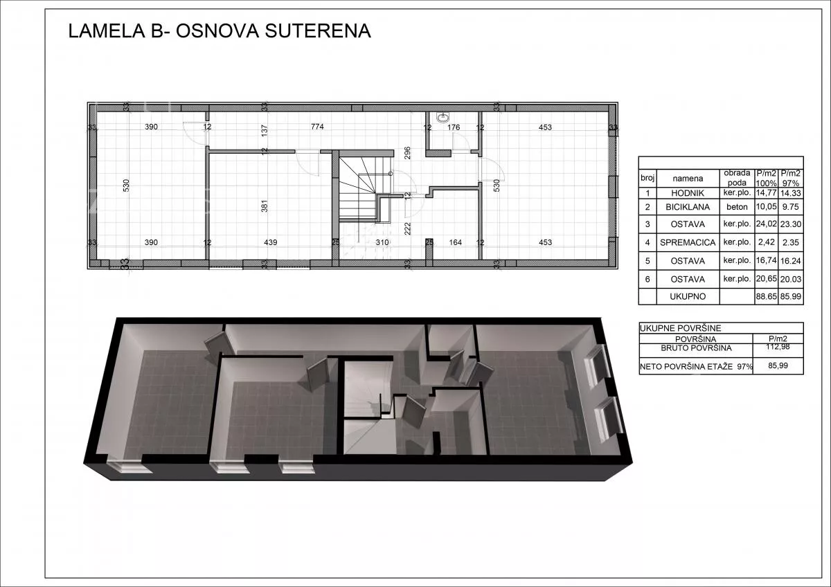 Troiposoban stan | 4zida
