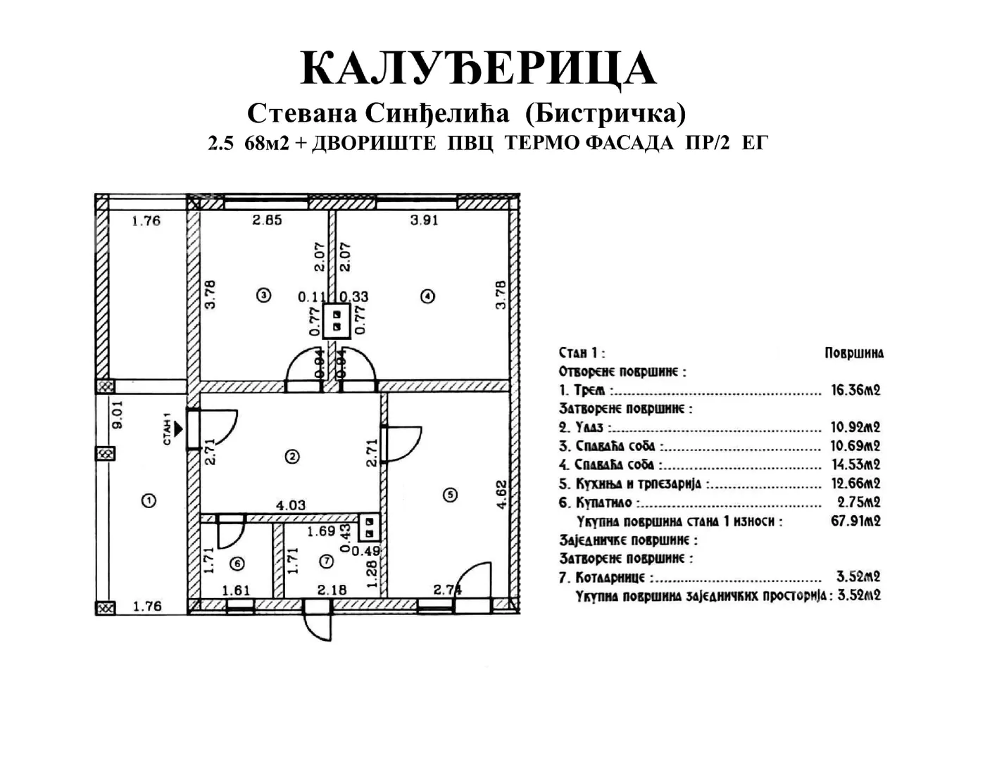 Trosoban stan | 4zida