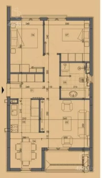 Trosoban stan | 4zida