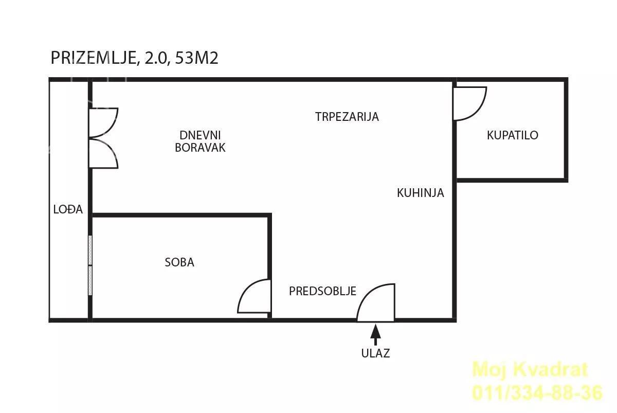 Dvosoban stan | 4zida