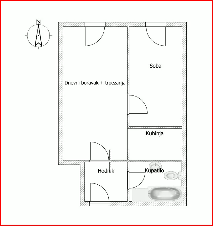 Dvosoban stan | 4zida