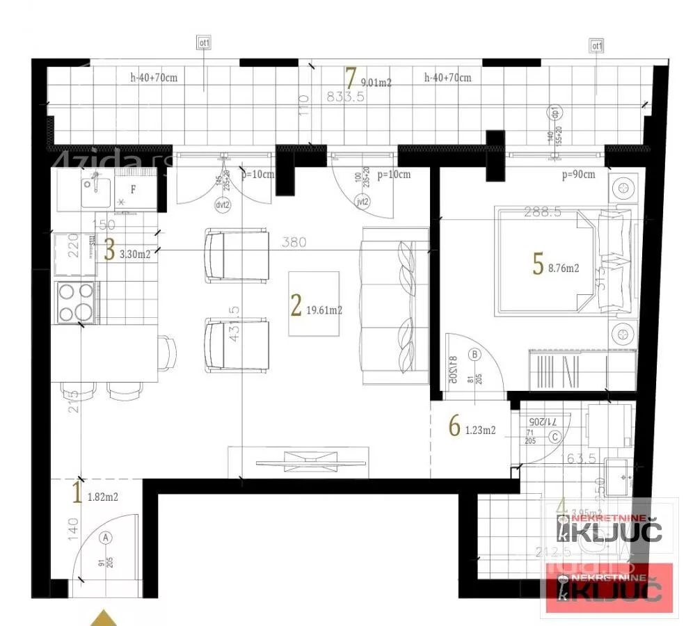 Dvosoban stan | 4zida