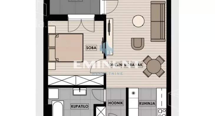 Dvosoban stan | 4zida