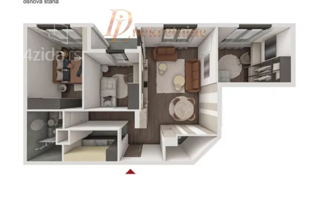 Trosoban stan | 4zida