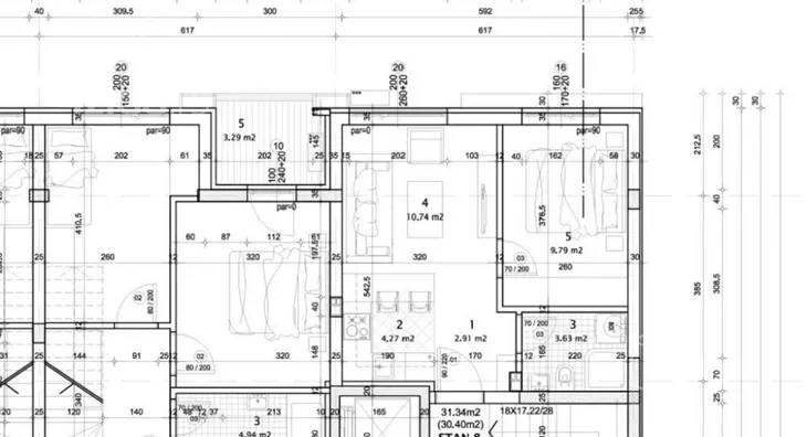 Petosoban stan | 4zida