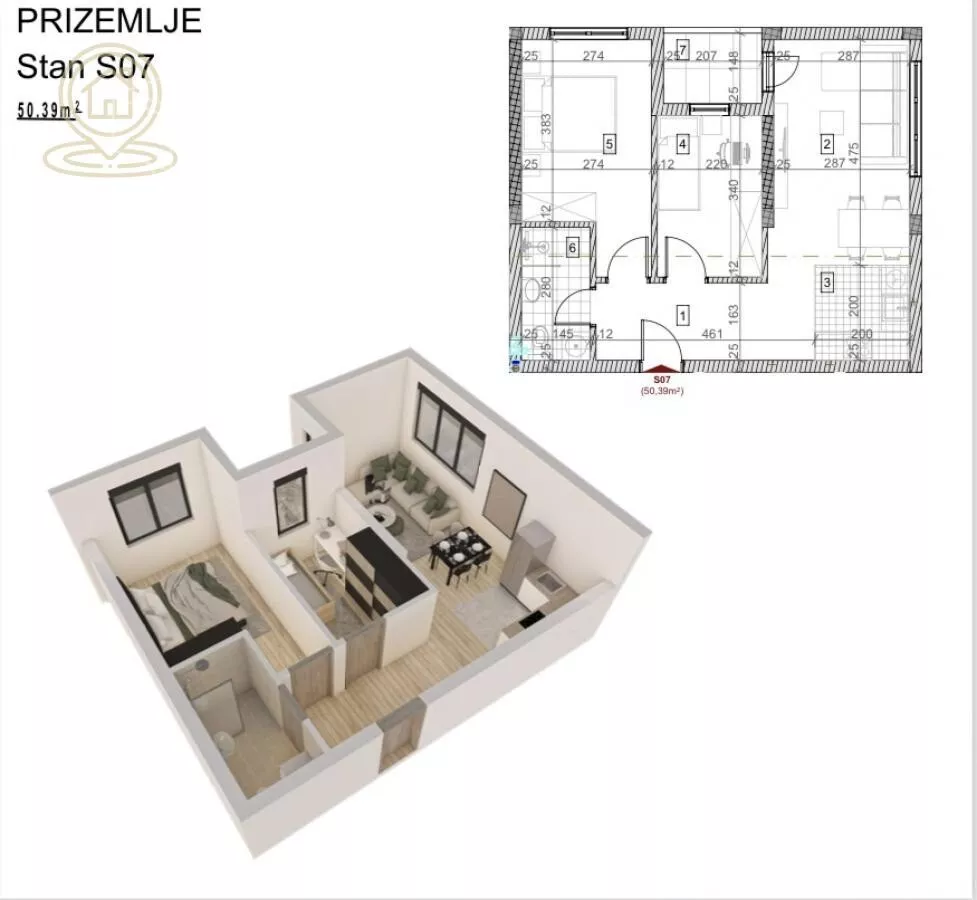 Trosoban stan | 4zida