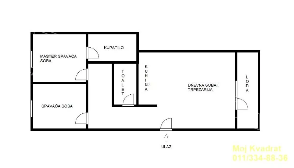 Trosoban stan | 4zida
