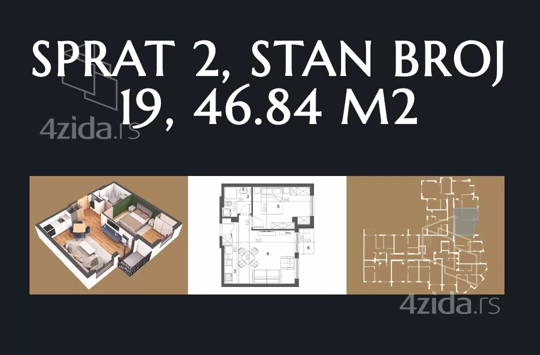 Dvosoban stan | 4zida