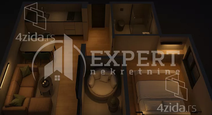 Jednoiposoban stan | 4zida