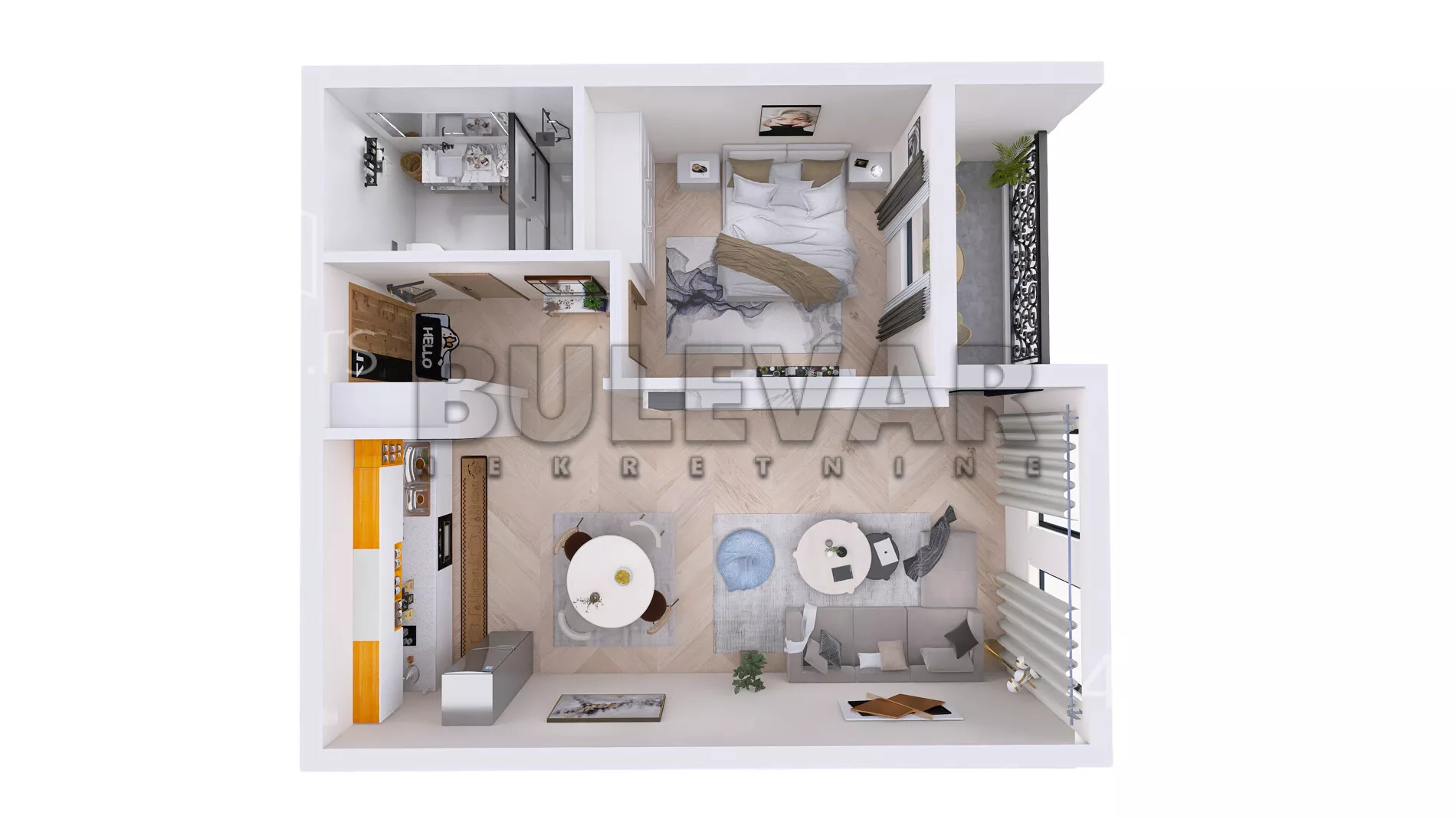 Dvosoban stan | 4zida