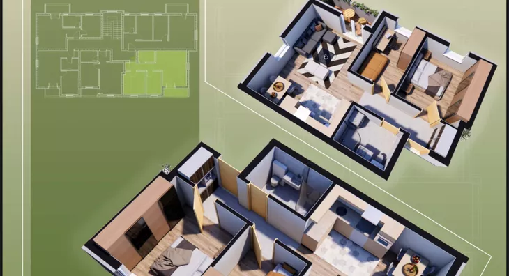 Dvoiposoban stan | 4zida