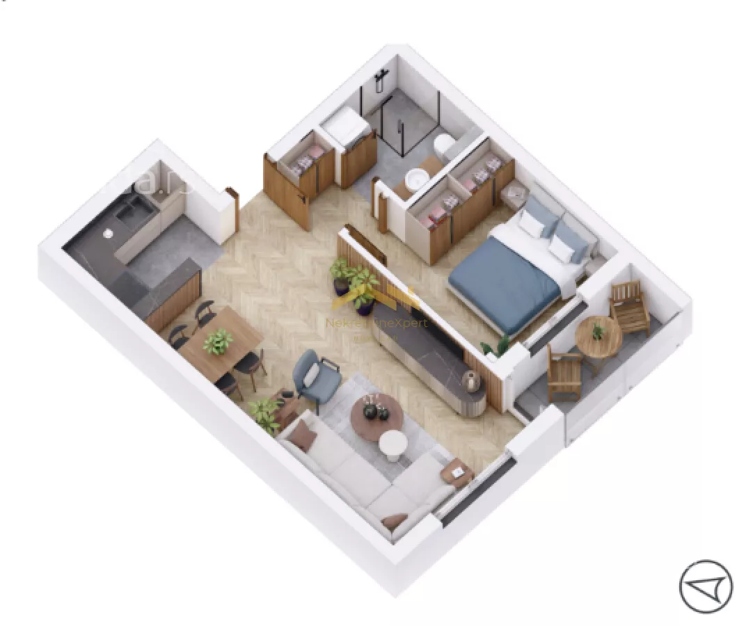 Dvosoban stan | 4zida