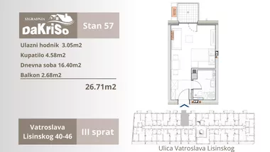 Vatroslava Lisinskog  40-46 | 4zida.rs