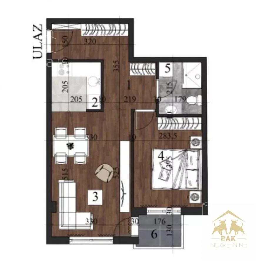 Dvosoban stan | 4zida