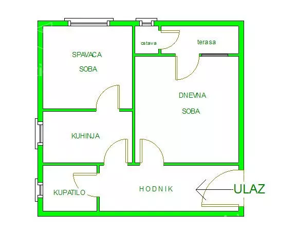 Jednoiposoban stan | 4zida