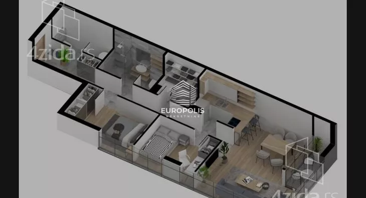 Dvoiposoban stan | 4zida