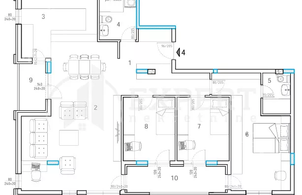 Četvorosoban stan | 4zida