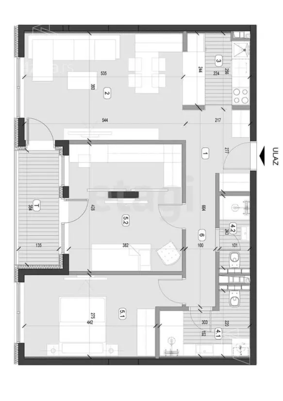 Trosoban stan | 4zida