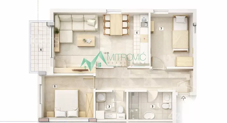 Dvoiposoban stan | 4zida