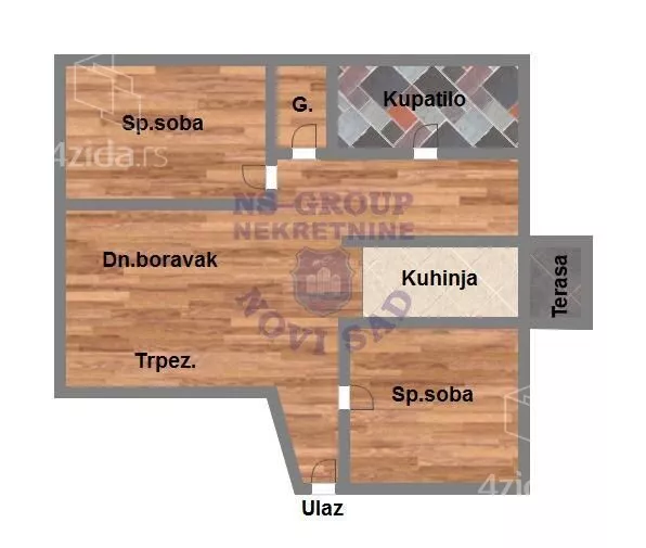 Trosoban stan | 4zida