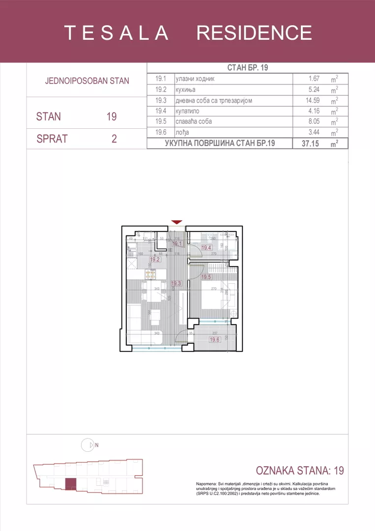 Jednosoban stan | 4zida