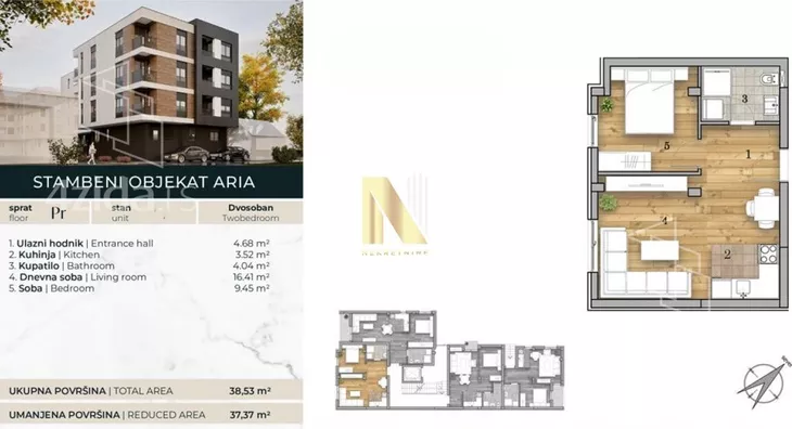 Dvosoban stan | 4zida