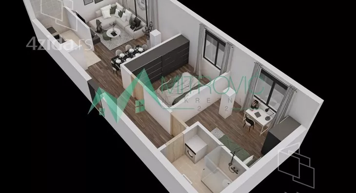 Dvoiposoban stan | 4zida