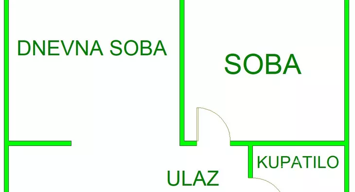 Jednoiposoban stan | 4zida