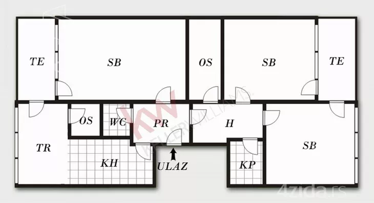 Troiposoban stan | 4zida