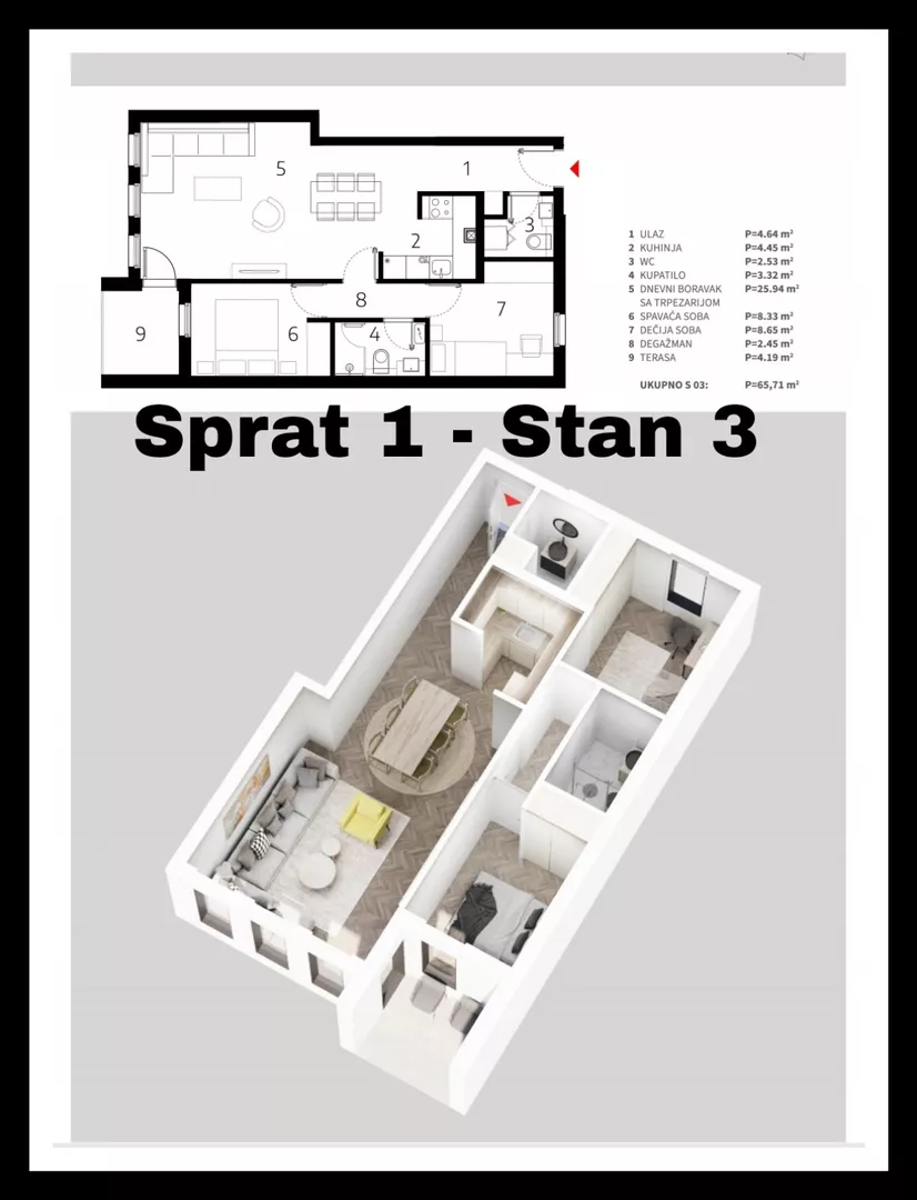 Dvoiposoban stan | 4zida