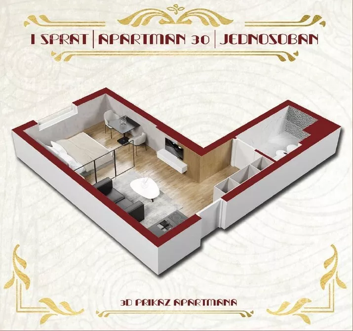 Jednosoban stan | 4zida