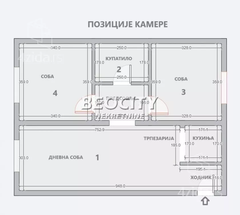 Trosoban stan | 4zida