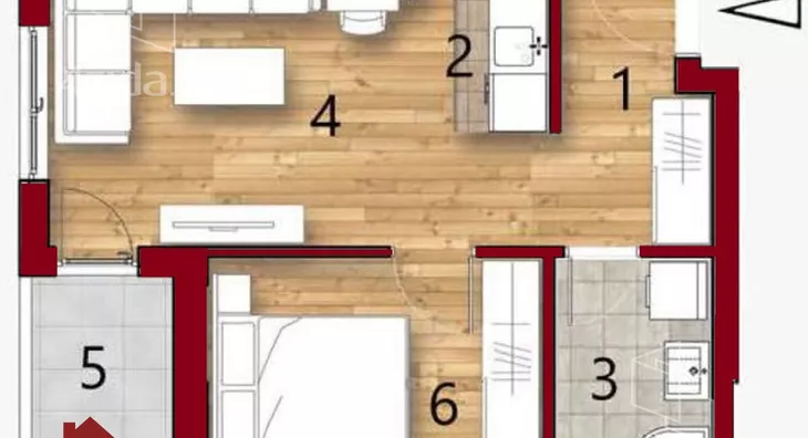 Dvosoban stan | 4zida