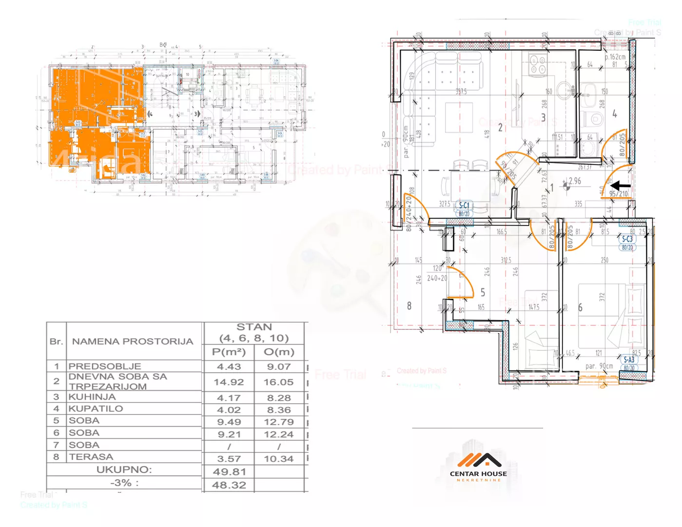 Dvoiposoban stan | 4zida