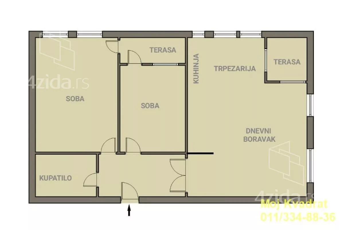 Trosoban stan | 4zida