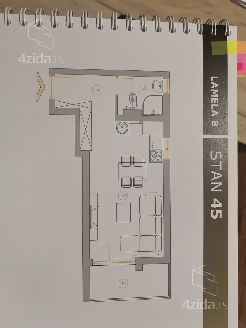 Jednosoban stan | 4zida