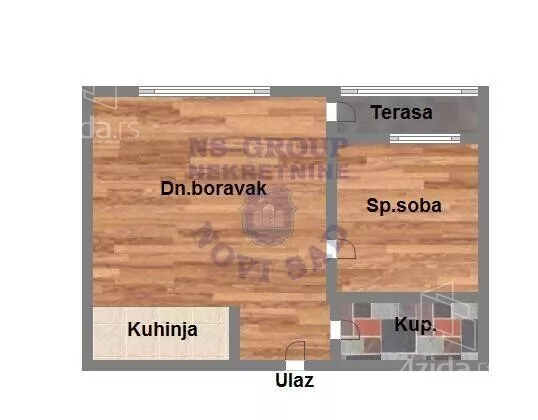 Jednoiposoban stan | 4zida
