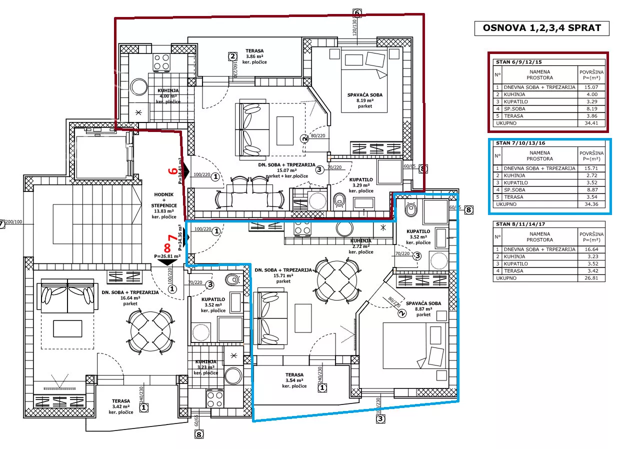 Dvosoban stan | 4zida