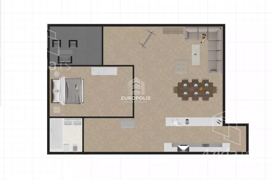 Jednoiposoban stan | 4zida