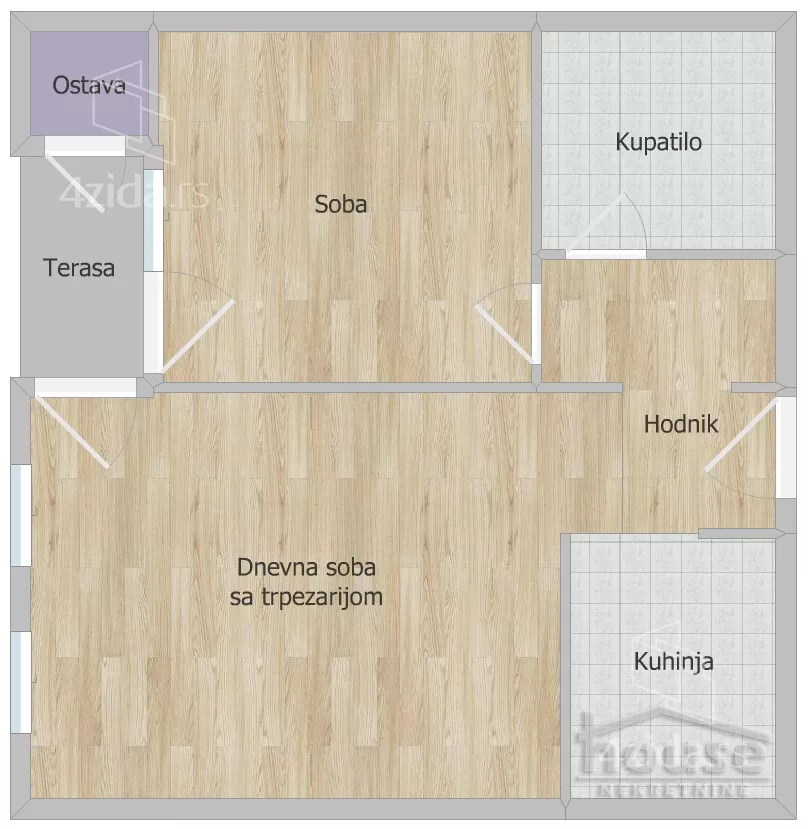 Dvosoban stan | 4zida