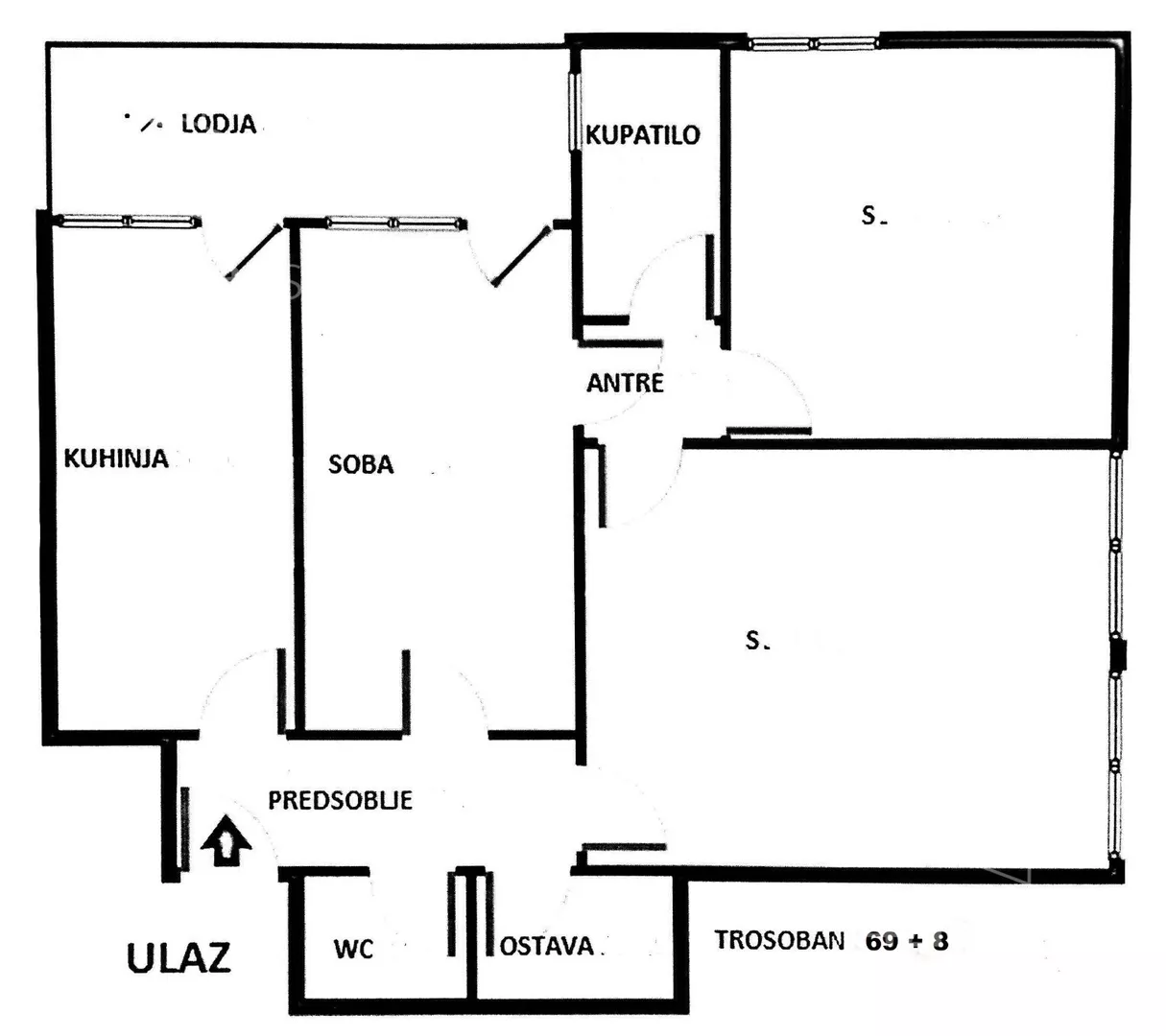 Trosoban stan | 4zida