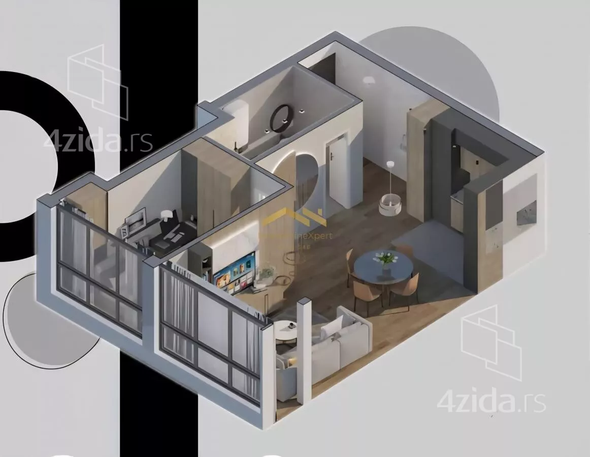 Dvosoban stan | 4zida